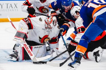 Ullmark SHUTS OUT Islanders in Dominant 3-0 Win
