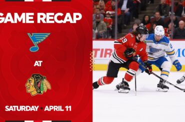 Blackhawks vs. Blues Game Highlights | 4.11.26