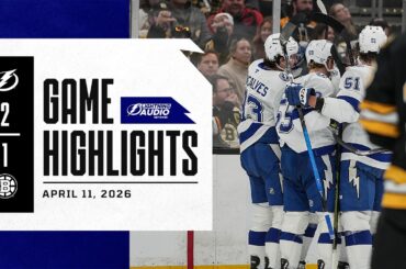 Lightning vs. Bruins | Lightning Radio Highlights | April 11, 2026