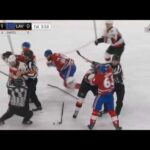 Joshua Roy Hattrick/Florian Xhekaj/Tyler Thorpe Defend Cheapshot - A Donnybrook Breaks Out - 4-11-26