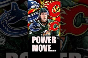 THE FLAMES JUST MADE A SERIOUS POWER MOVE OVER THE CANUCKS FOR THIS FRANCHISE PROSPECT… (Dupont)