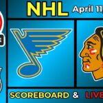 🔴 St. Louis Blues vs Chicago Blackhawks LIVE | NHL | April 11, 2026 | Live SCOREBOARD