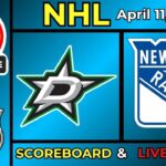 🔴 New York Rangers vs Dallas Stars LIVE | NHL | April 11, 2026 | Live SCOREBOARD