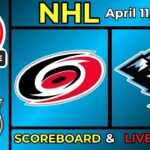 🔴 Carolina Hurricanes vs Utah Mammoth LIVE | NHL | April 11, 2026 | Live SCOREBOARD