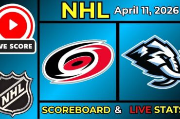 🔴 Carolina Hurricanes vs Utah Mammoth LIVE | NHL | April 11, 2026 | Live SCOREBOARD