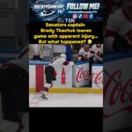 #Sens captain Brady Tkachuk just left the game… and nobody knows why 😳 #NHL #Hockey #foryou #fyp