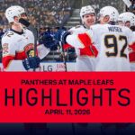 Panthers at Maple Leafs Highlights | 4.11.26