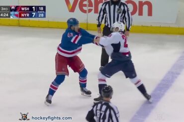 Hendrix Lapierre vs Noah Laba | Apr 05, 2026 | Washington Capitals vs New York Rangers