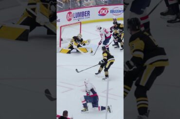 Arturs Silovs Denies Alex Ovechkin ❌ #nhl #penguins