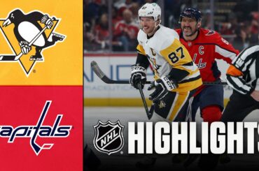 Penguins vs. Capitals | NHL Highlights | April 12, 2026
