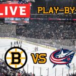 LIVE: Boston Bruins VS Columbus Blue Jackets Commentary/Scoreboard! #nhlbruins