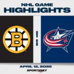 NHL Highlights | Bruins vs. Blue Jackets - April 12, 2026