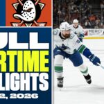 Vancouver Canucks at Anaheim Ducks | FULL Overtime Highlights - April 12, 2026