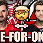 HUGE DYLAN LARKIN FOR NICO HISCHIER TRADE? ONE-FOR-ONE BLOCKBUSTER BETWEEN RED WINGS & DEVILS?