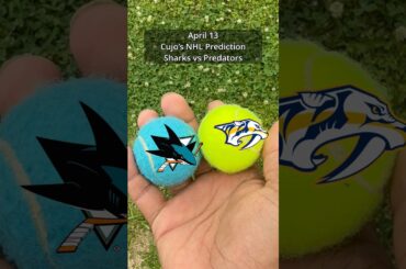 Cujo’s NHL Picks | San Jose Sharks vs Nashville Predators 🏒 04-13-2026 #CujoCatches