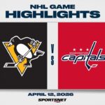 NHL Highlights | Penguins vs. Capitals - April 12, 2026