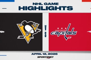 NHL Highlights | Penguins vs. Capitals - April 12, 2026