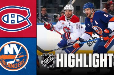 Canadiens vs. Islanders | NHL Highlights | April 12, 2026