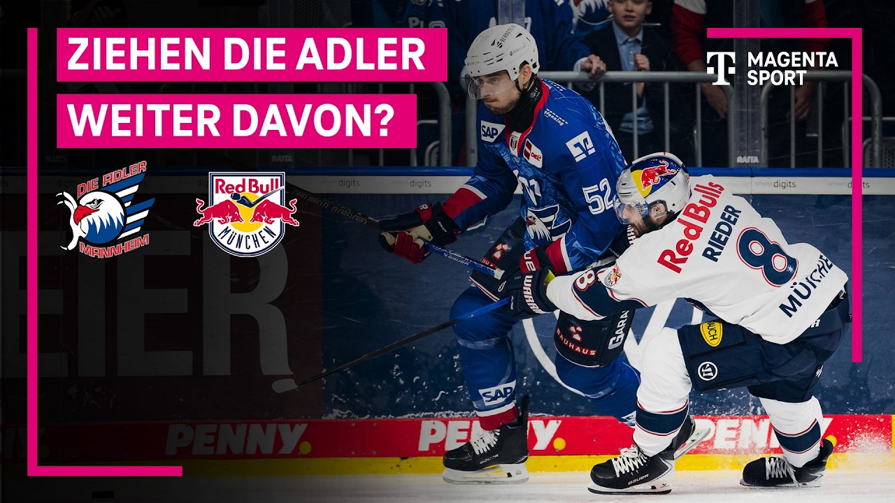 Adler Mannheim - EHC Red Bull München | PENNY DEL Playoffs, Halbfinale | MAGENTA SPORT