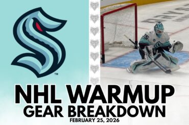 NHL Warmup & Gear Breakdown | Seattle Kraken | Joey Daccord & Philipp Grubauer