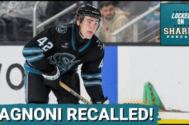 OVERDUE: San Jose Sharks Recall Luca Cagnoni to FIX the Power Play—What Happens Next?