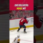 Ovechkin sends him flying!