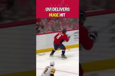 Ovechkin sends him flying!