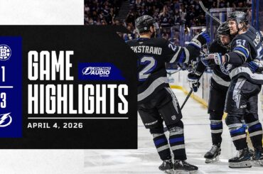 Bruins vs. Lightning | Lightning Radio Highlights | April 4, 2026