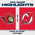 NHL Highlights | Senators vs. Devils - April 12, 2026