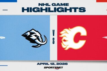 NHL Highlights | Mammoth vs. Flames - April 12, 2026