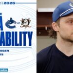 Teddy Blueger & Adam Foote Post-Game Media | Vancouver Canucks at Anaheim Ducks (Apr 12 2026)