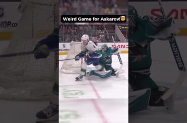 Have You ever seen This before??⬇️ #amdkhockey #askarov #sanjosesharks #hockey #nhl #icehockey