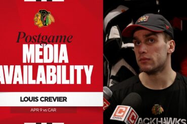 "They were hungrier than us on the puck." | Louis Crevier Postgame 4.9.26