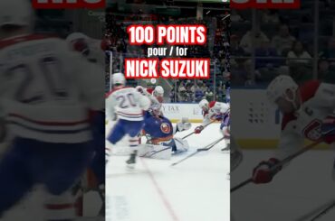 Nick Suzuki has 100 points! #NHL #Shorts