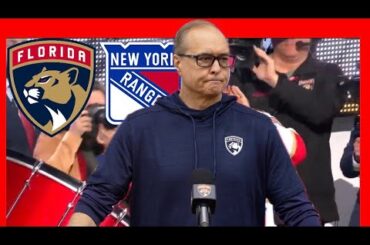 Paul Maurice, Panthers Pregame: Florida Hosts Rangers in Jonathan Quick’s Final NHL Game
