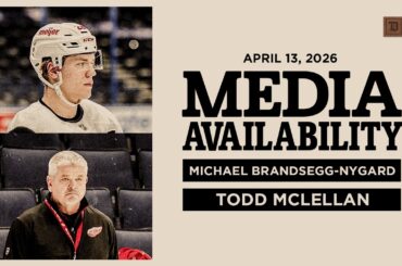Michael Brandsegg-Nygard & Todd McLellan Morning Skate Media | April 13, 2026