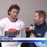 Josh Bloom full interview at Komets practice on 3/19/26