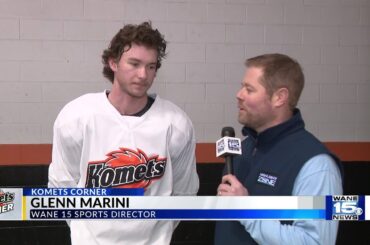Josh Bloom full interview at Komets practice on 3/19/26
