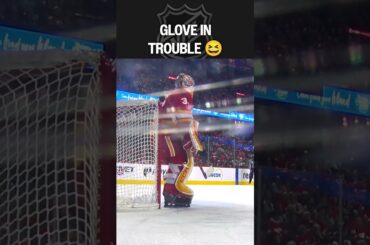 Giving the Glove a Talking To 😂