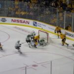 Anton Khudobin robs Kevin Fiala with a miraculous save