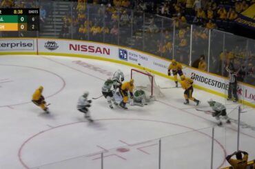 Anton Khudobin robs Kevin Fiala with a miraculous save