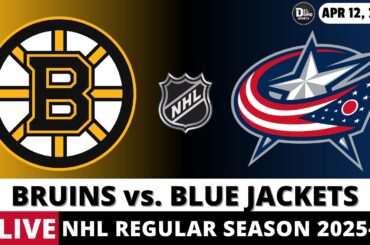 BOSTON BRUINS VS COLUMBUS BLUE JACKETS 🏒 NHL Game Score Radio Play-by-Play