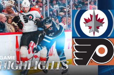 Winnipeg Jets vs. Philadelphia Flyers - Game Highlights