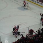 Tempers flare after Belleville Senators' Keean Washkurak cross checks Laval Rocket's Owen Beck 4/10