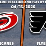 Flyers vs Hurricanes | Philadelphia Flyers vs Carolina Hurricanes | Live Reaction | #flyers #nhl