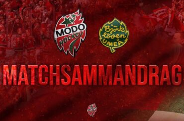 HA 25/26 | Matchsammandrag MoDo - Björklöven 0-2