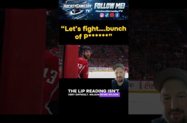 Capitals Wilson called out the whole Penguins bench…and they all looked the other way😬#NHL #Hockey