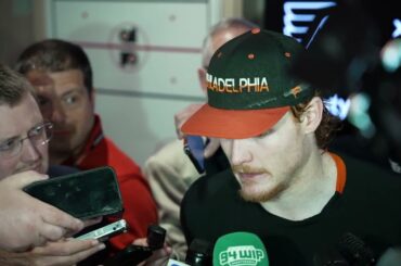 4/13 PHI vs. CAR Postgame: Owen Tippett