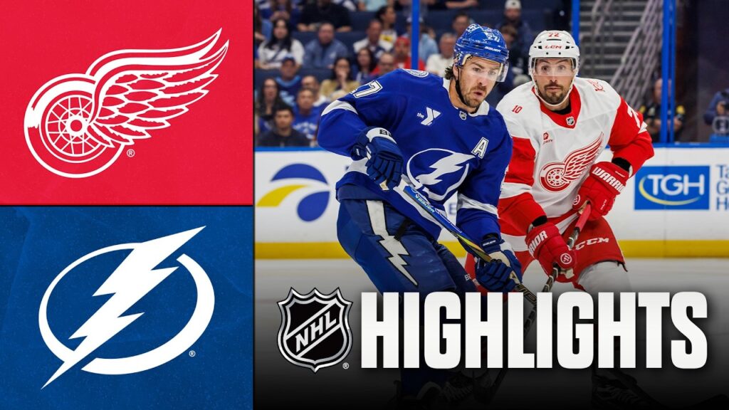Red Wings vs. Lightning | NHL Highlights | April 13, 2026