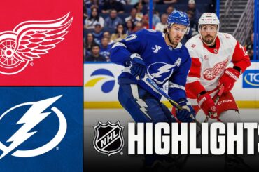 Red Wings vs. Lightning | NHL Highlights | April 13, 2026